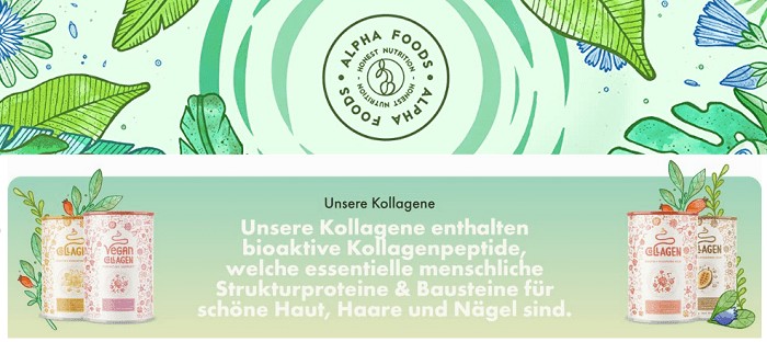 alpha foods kollagen-pulver